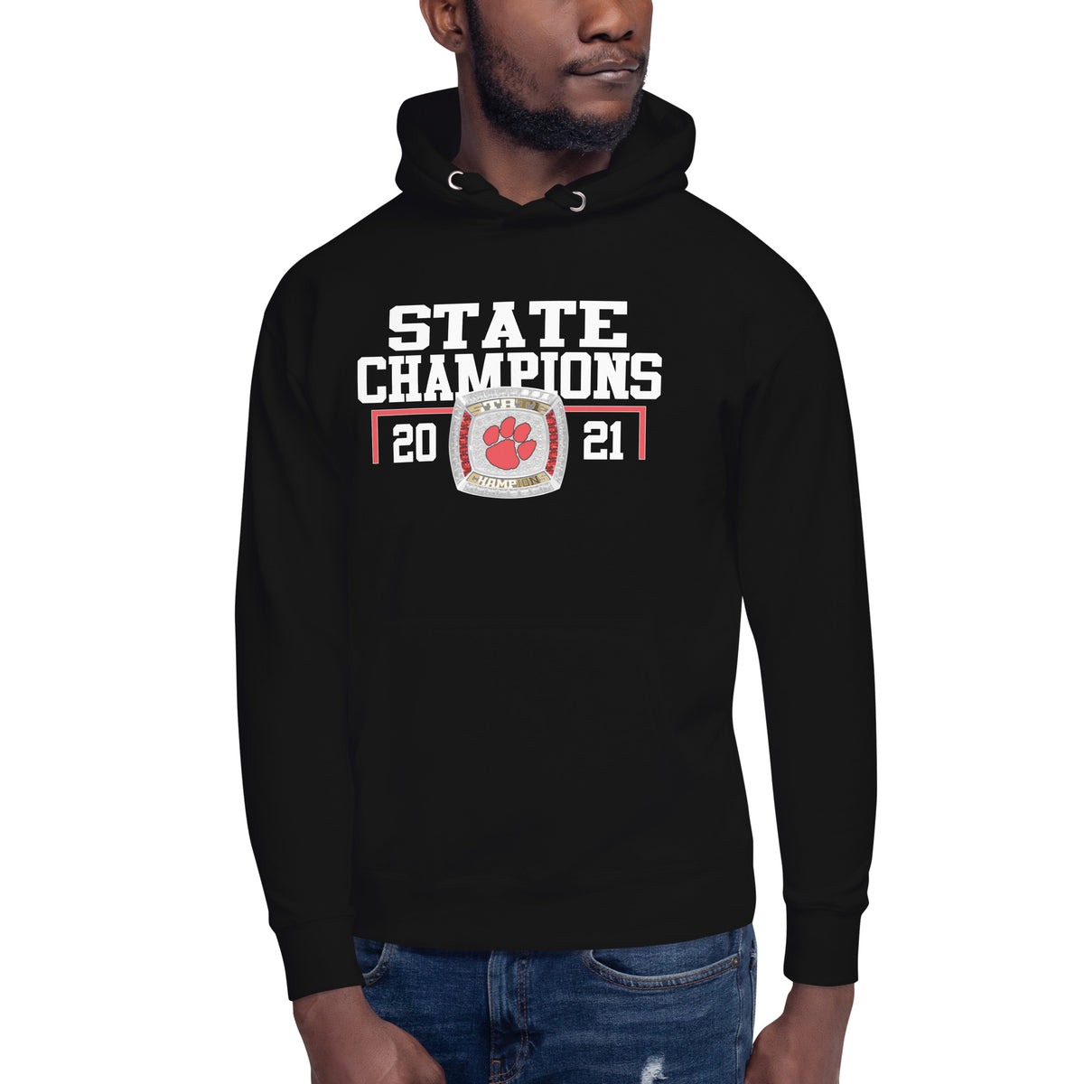 Beechwood High School 2021 State Championship Ring Unisex Hoodie