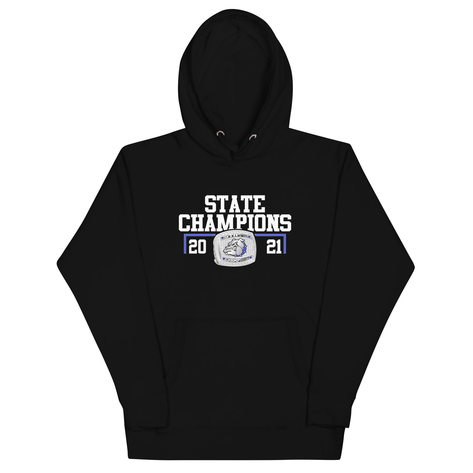 Strong High School 2021 Football State Championship Ring Unisex Hoodie