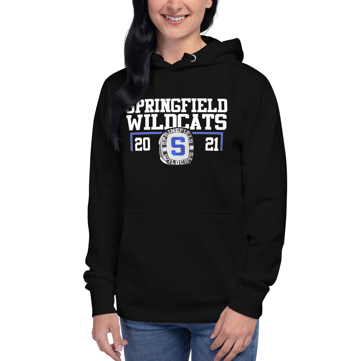 Springfield Wildcats 2021 Football Ring Unisex Hoodie
