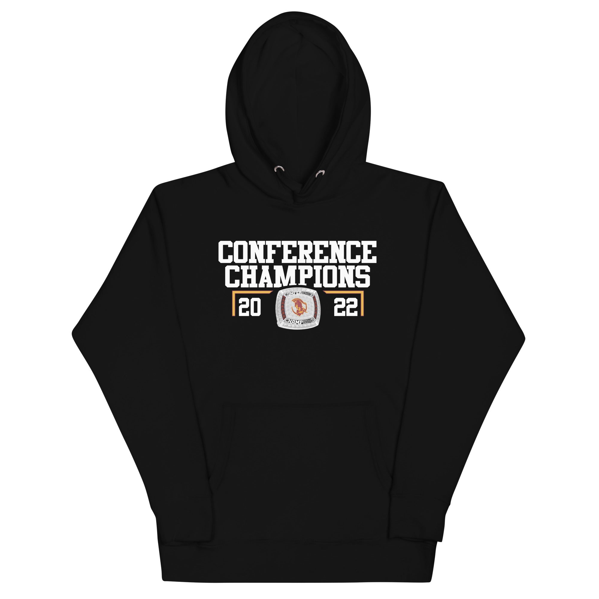 Claremont Mudd Scripps Women’s Track & Field 2022 Conference Championship Ring Unisex Hoodie