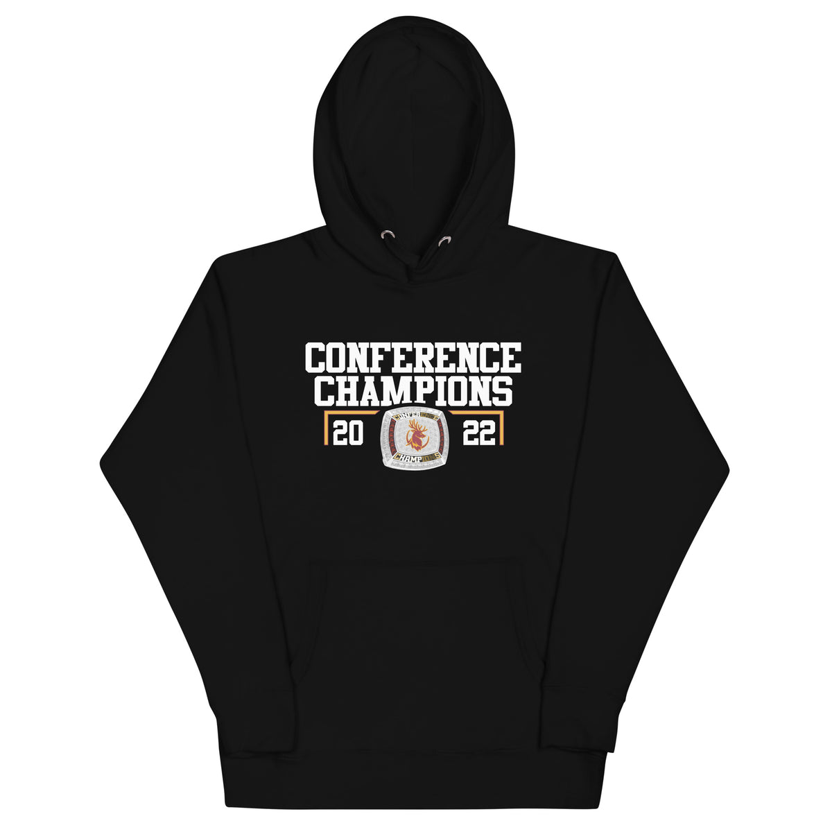 Claremont Mudd Scripps Men’s Track &amp; Field 2022 Conference Championship Ring Unisex Hoodie