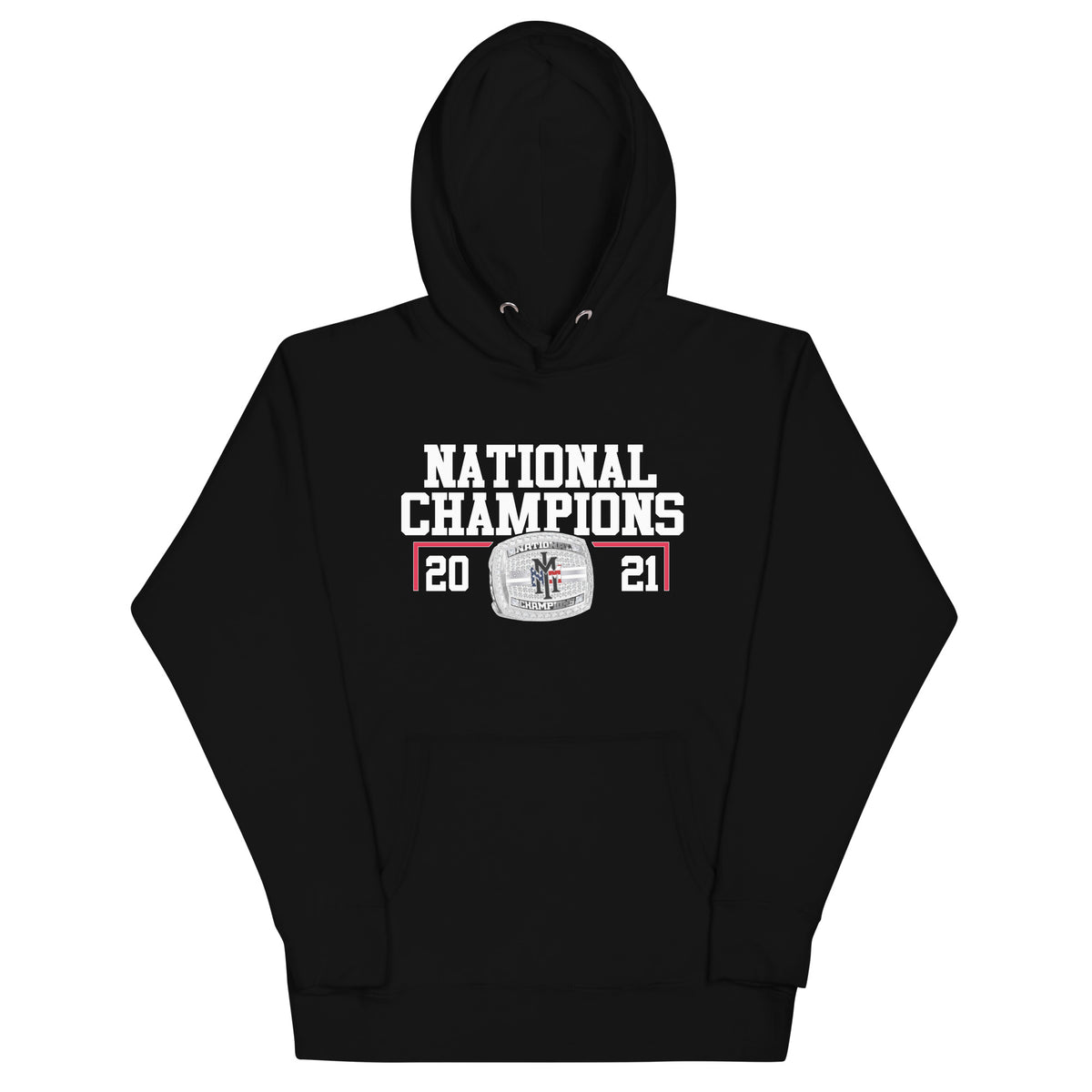 NMMI Football 2021 National Championship Ring Unisex Hoodie