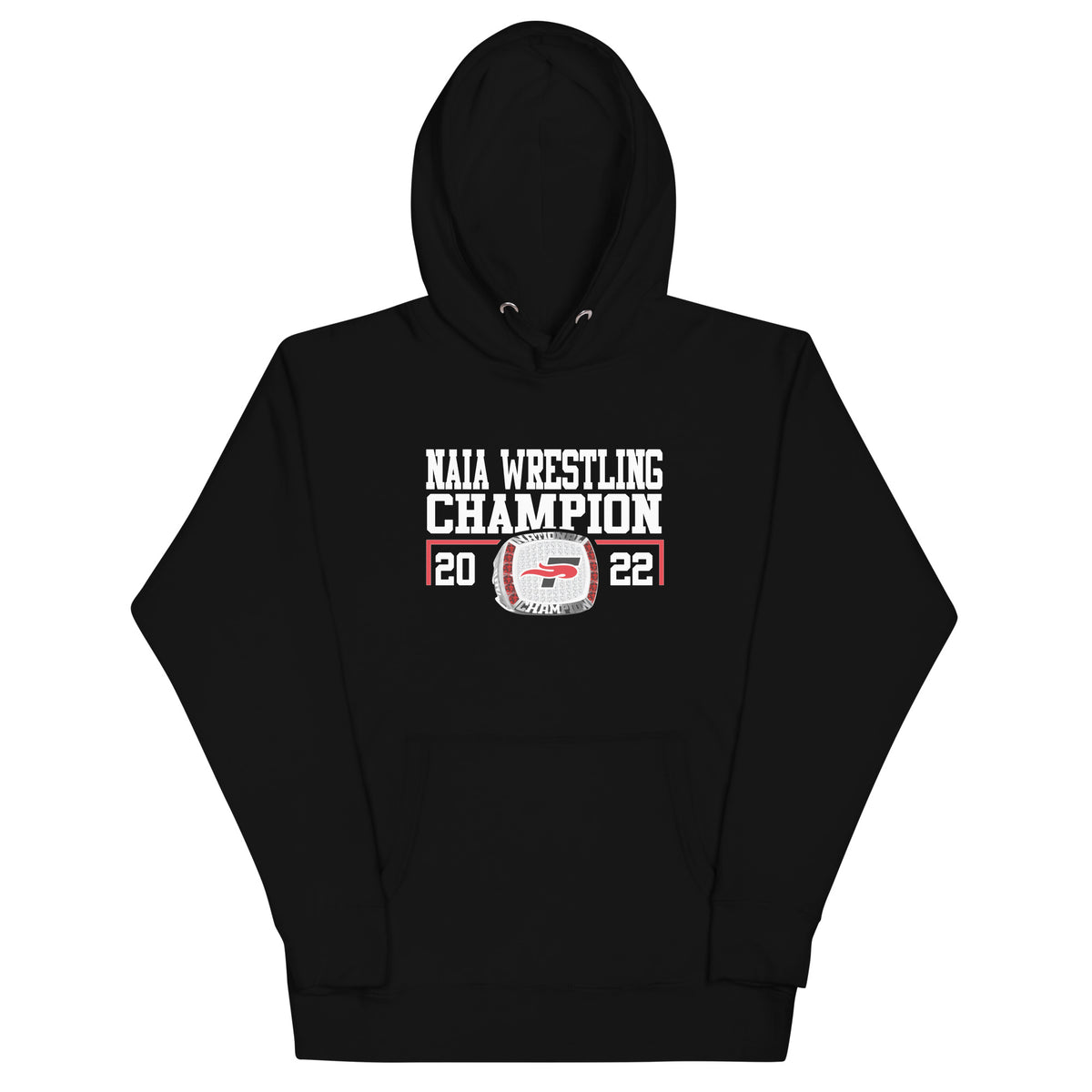 Southeastern University Wrestling 2022 NAIA Championship Ring Unisex Hoodie