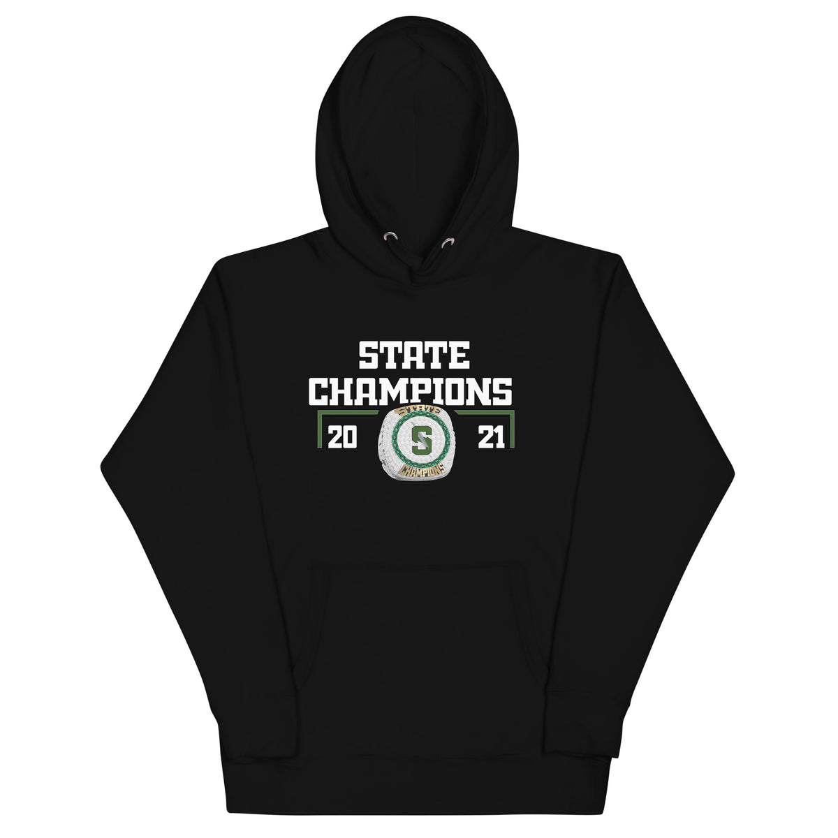 Summit High School - La Bend Pine 2021 State Championship Ring Unisex Hoodie