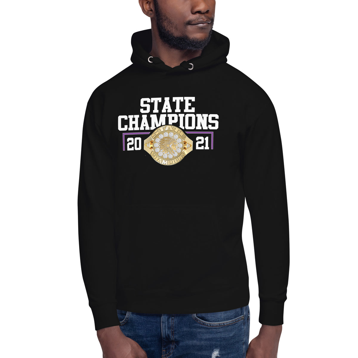 Amite High School Football 2021 State  Fashion Style Ring Unisex Hoodie