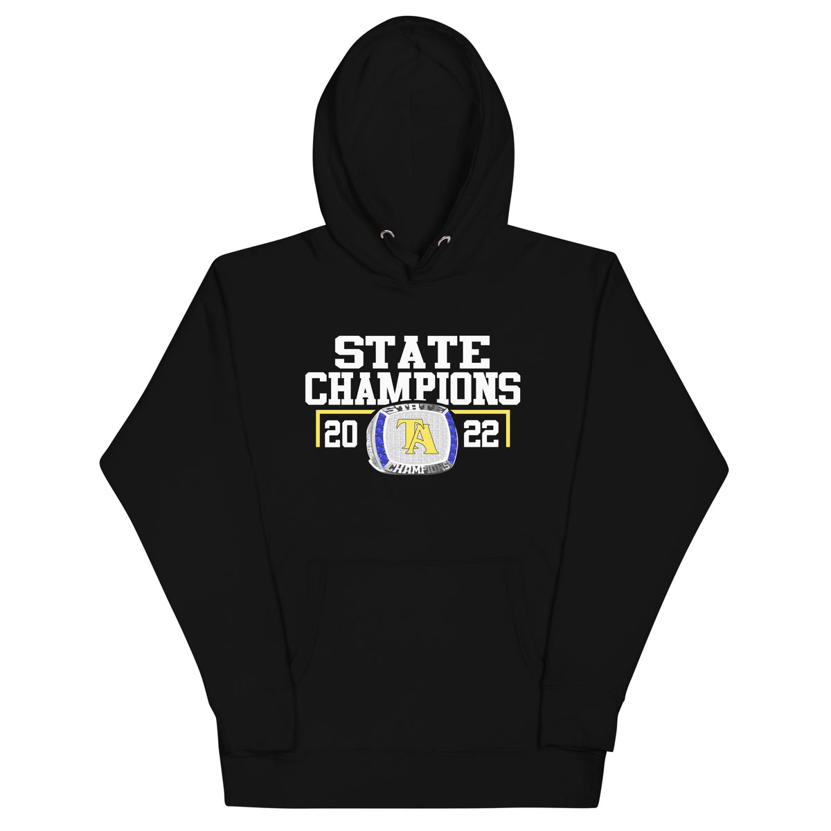 Tuscaloosa Academy Men’s Tennis 2022 State Championship Ring Unisex Hoodie