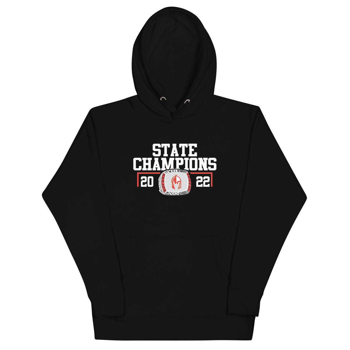 Christ Academy Men’s Basketball 2022 State Championship Ring Unisex Hoodie