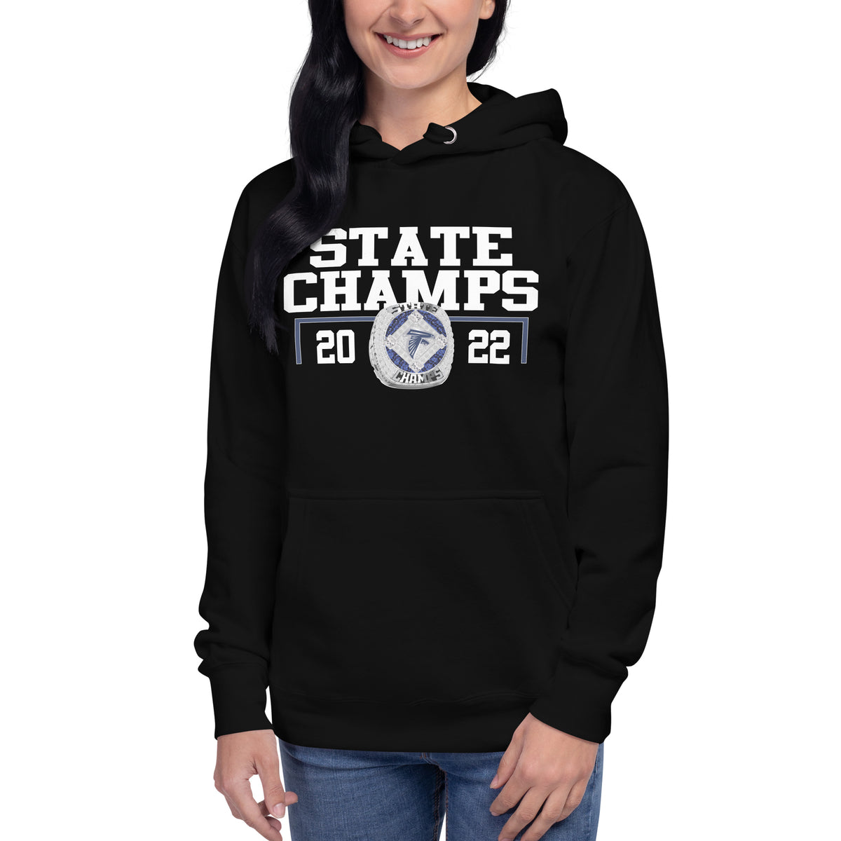 Turner High School Softball 2022 State Championship Ring Unisex Hoodie