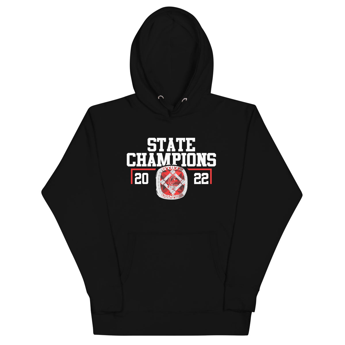 Eunice High School Baseball 2022 State Championship Ring Unisex Hoodie