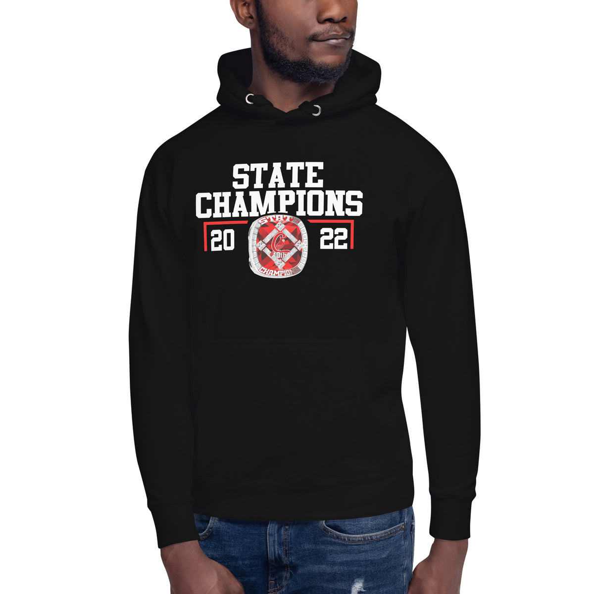 Eunice High School Baseball 2022 State Championship Ring Unisex Hoodie