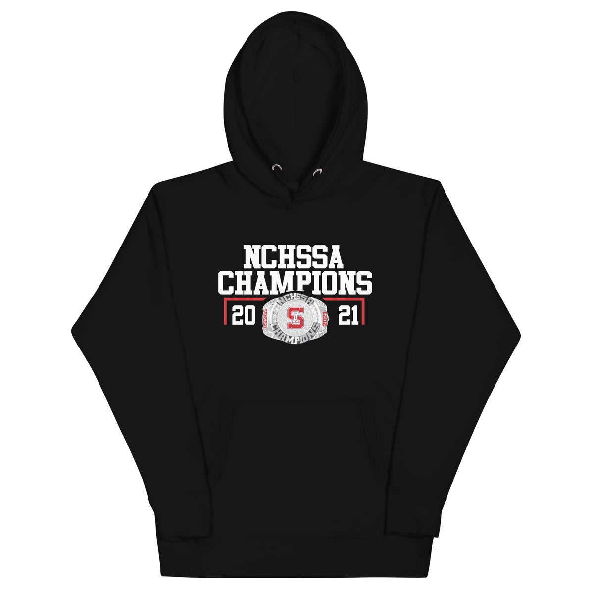 Southern Alamance Cheer 2021 NCHSSA Championship Ring Unisex Hoodie