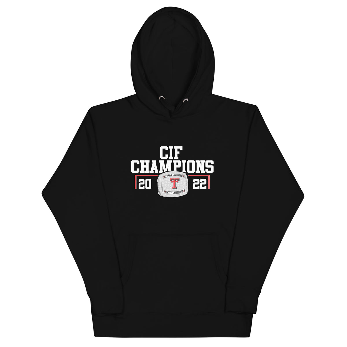Taft Charter High School Women’s Volleyball 2021 Championship Ring Unisex Hoodie