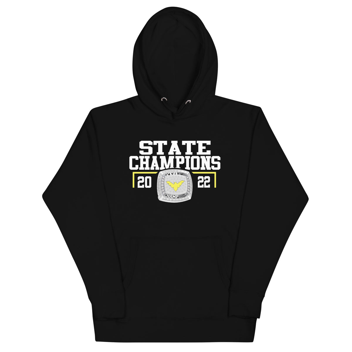 Colonel Crawford High School Women’s Track &amp; Field 2022 State Championship Ring Unisex Hoodie