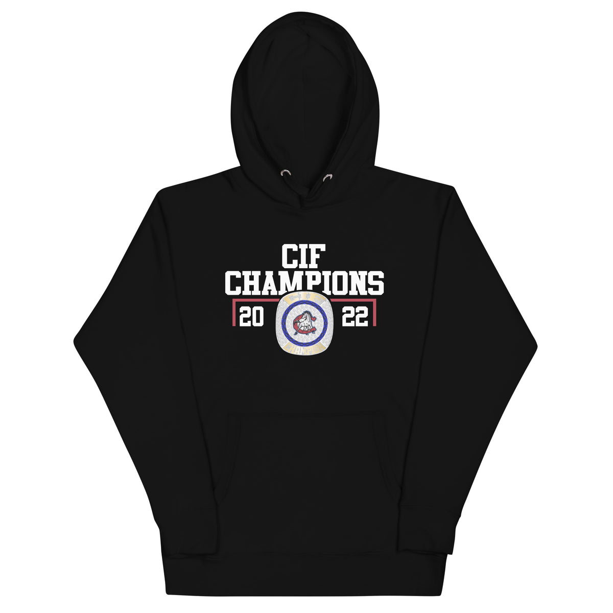 Crawford High Wrestling 2022 State Championship Pendant Unisex Hoodie