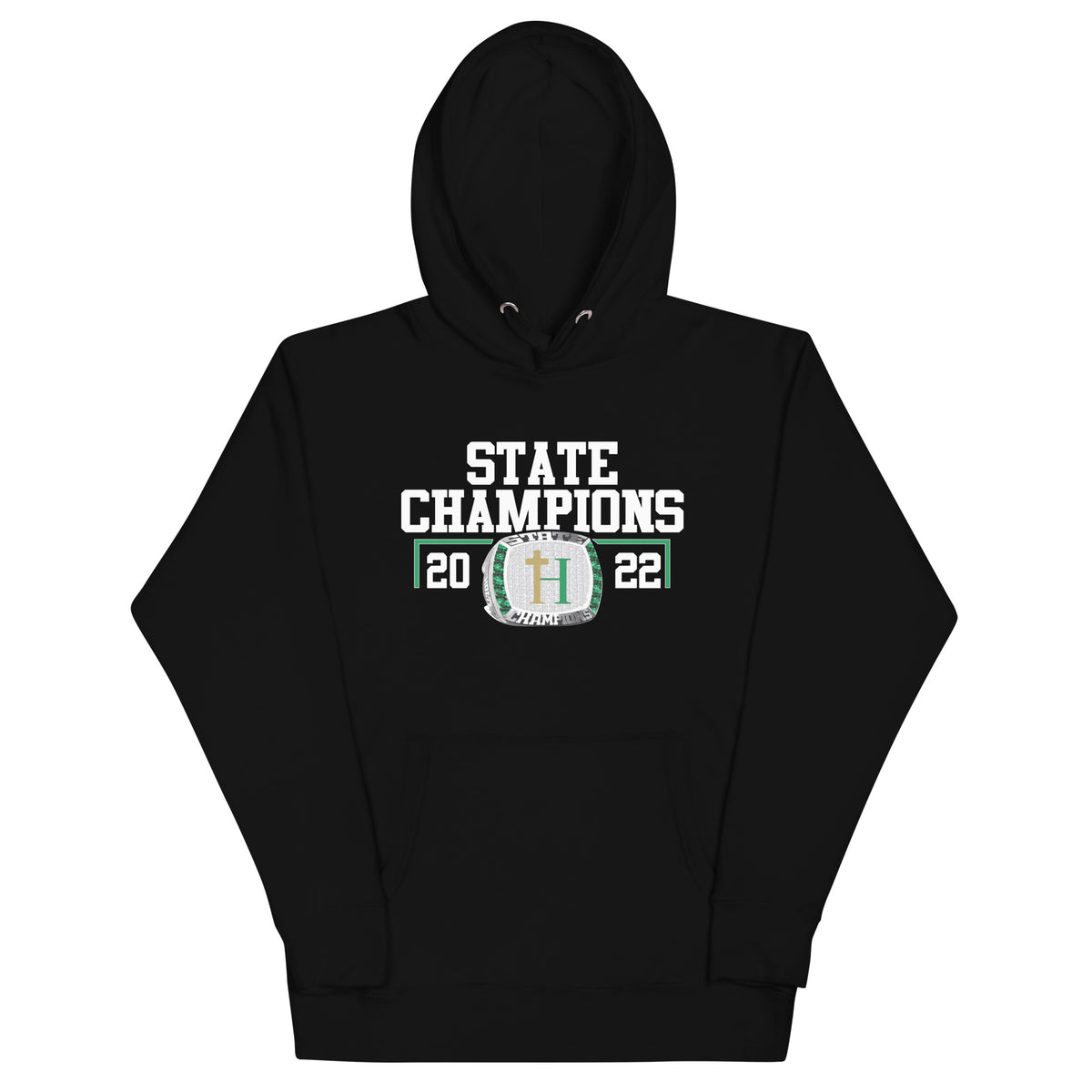 Hackett Catholic Prep 2022 State Championship Ring Unisex Hoodie