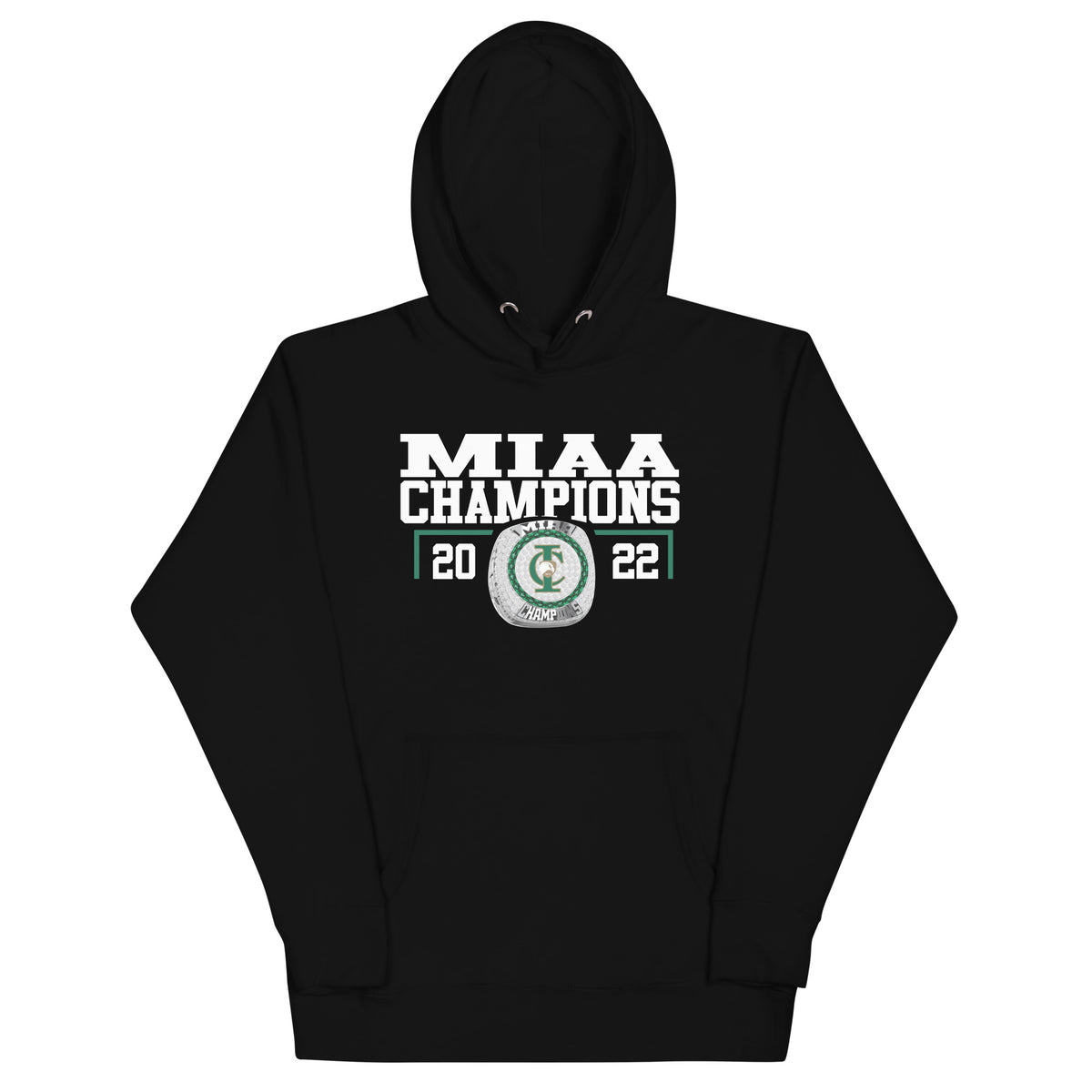 Indian Creek 2022 MIAA Championship Ring Unisex Hoodie