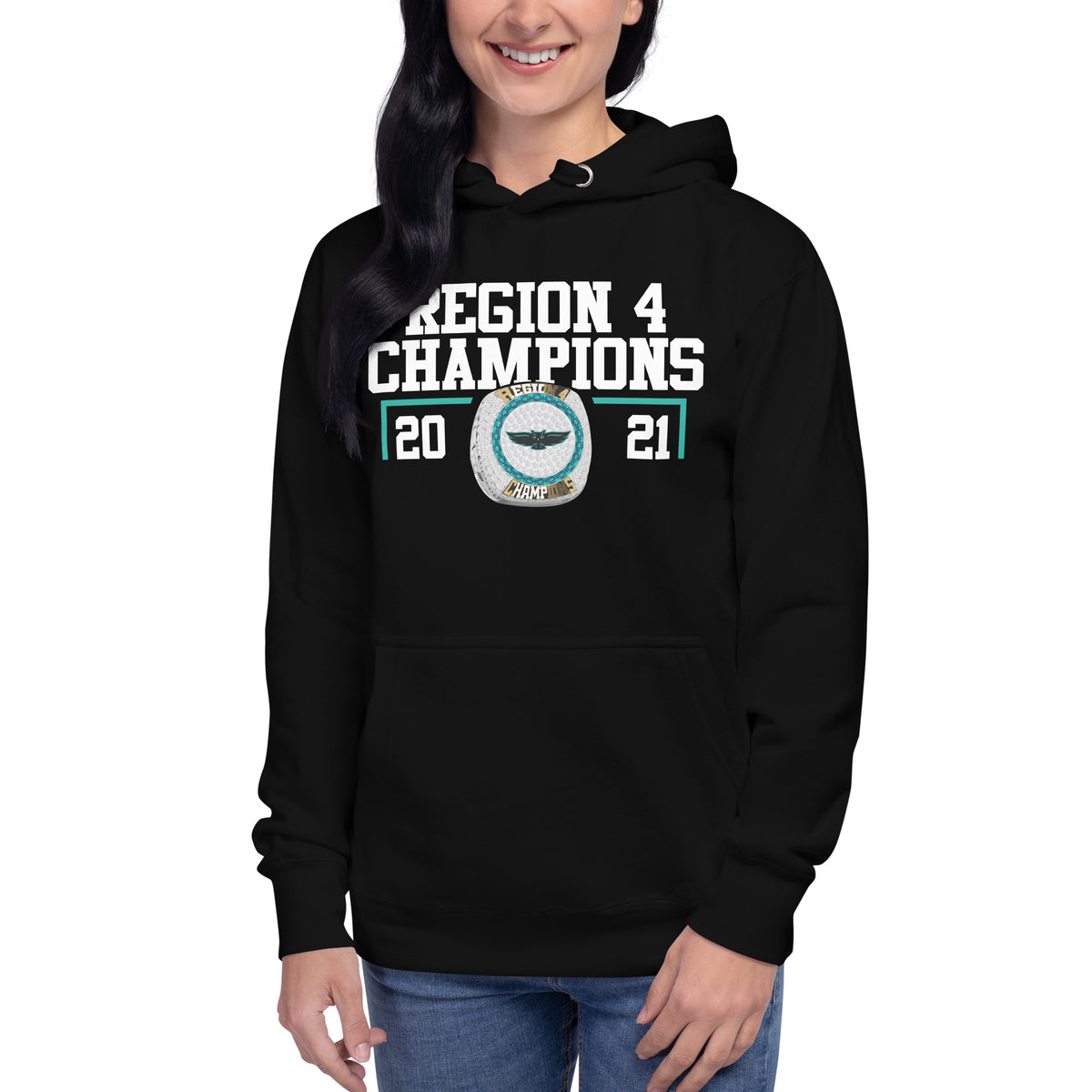 Oaken Community College 2022 Region 4 Championship Ring Unisex Hoodie
