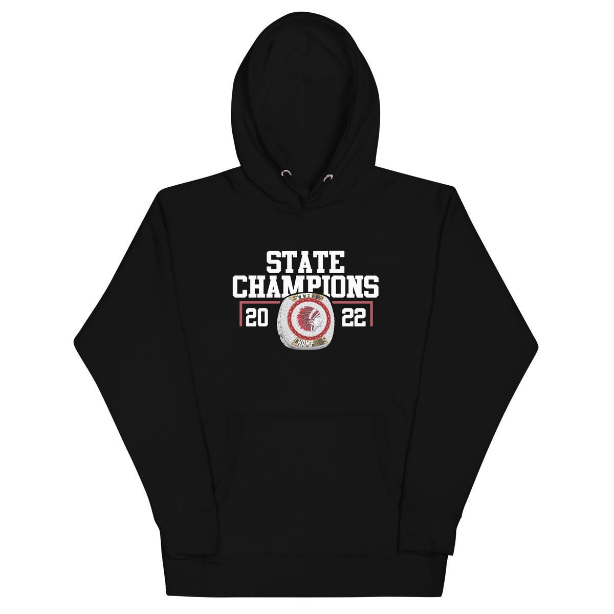 Spirit Lake High School 2022 State Championship Ring Unisex Hoodie