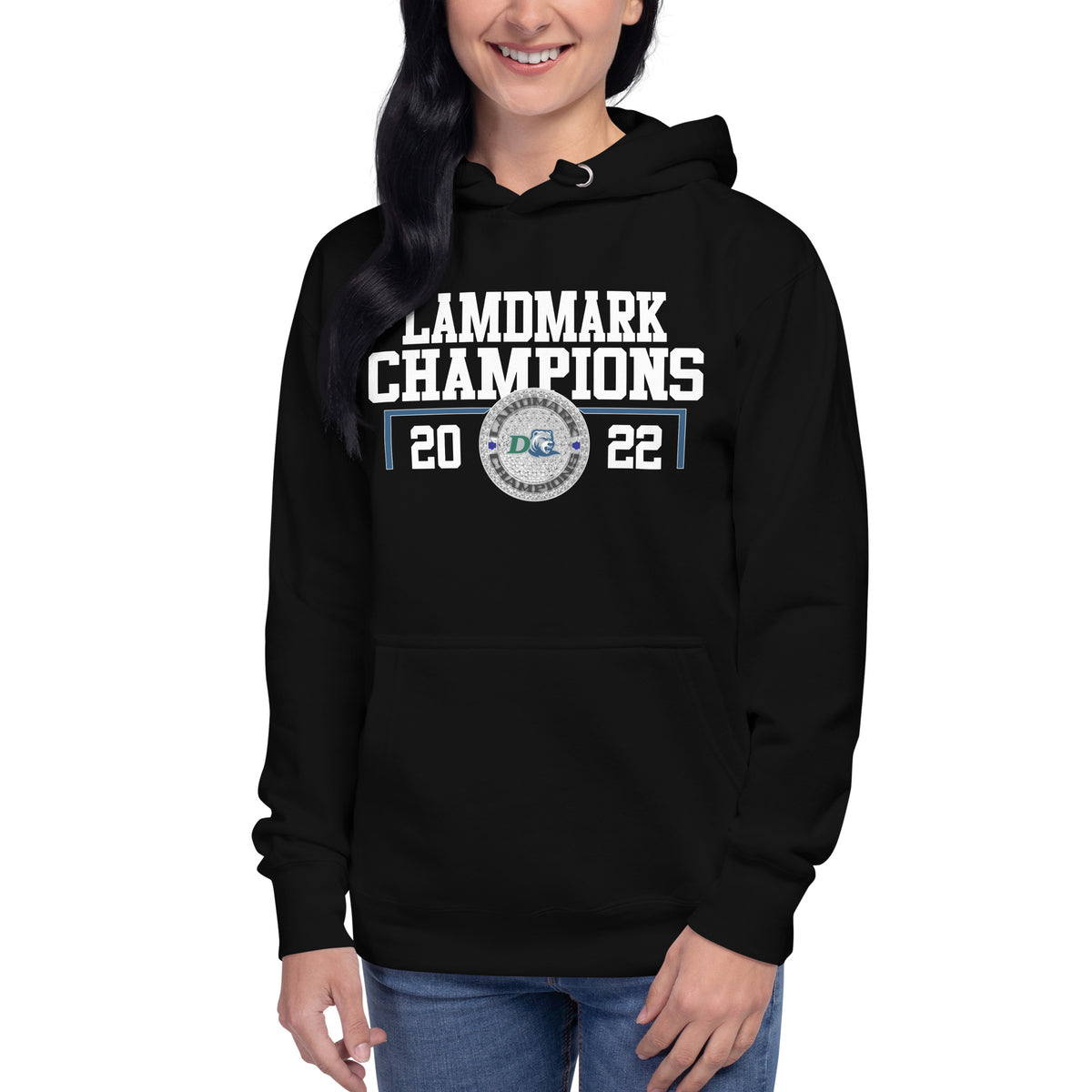 Drew College 2022 Landmark Championship Ring Unisex Hoodie