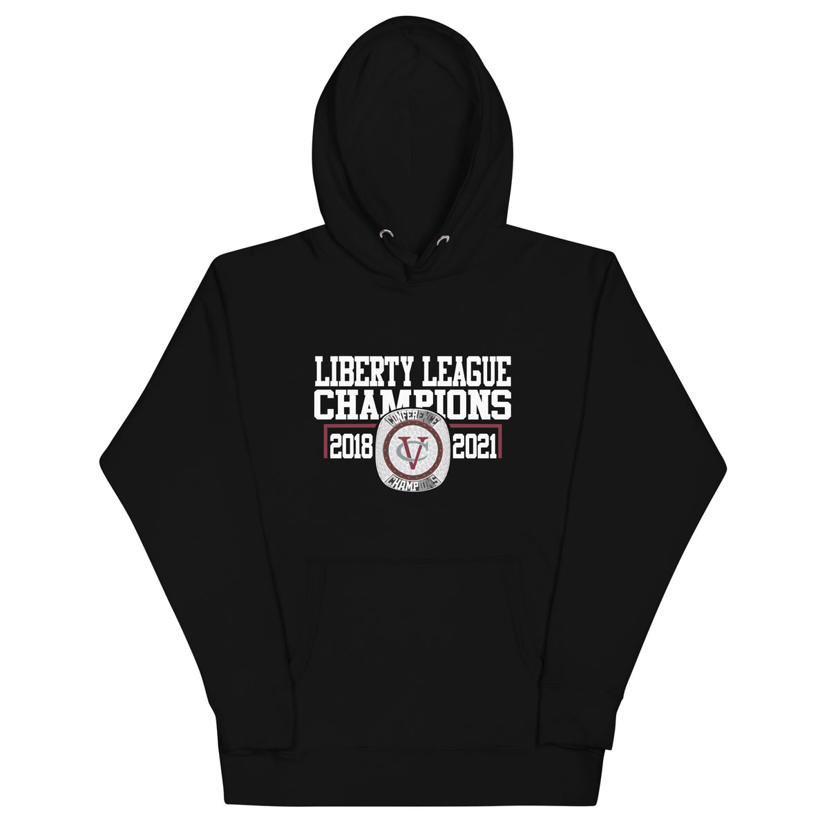 Vassar College Field Hockey 2022 Conference Championship Ring Unisex Hoodie