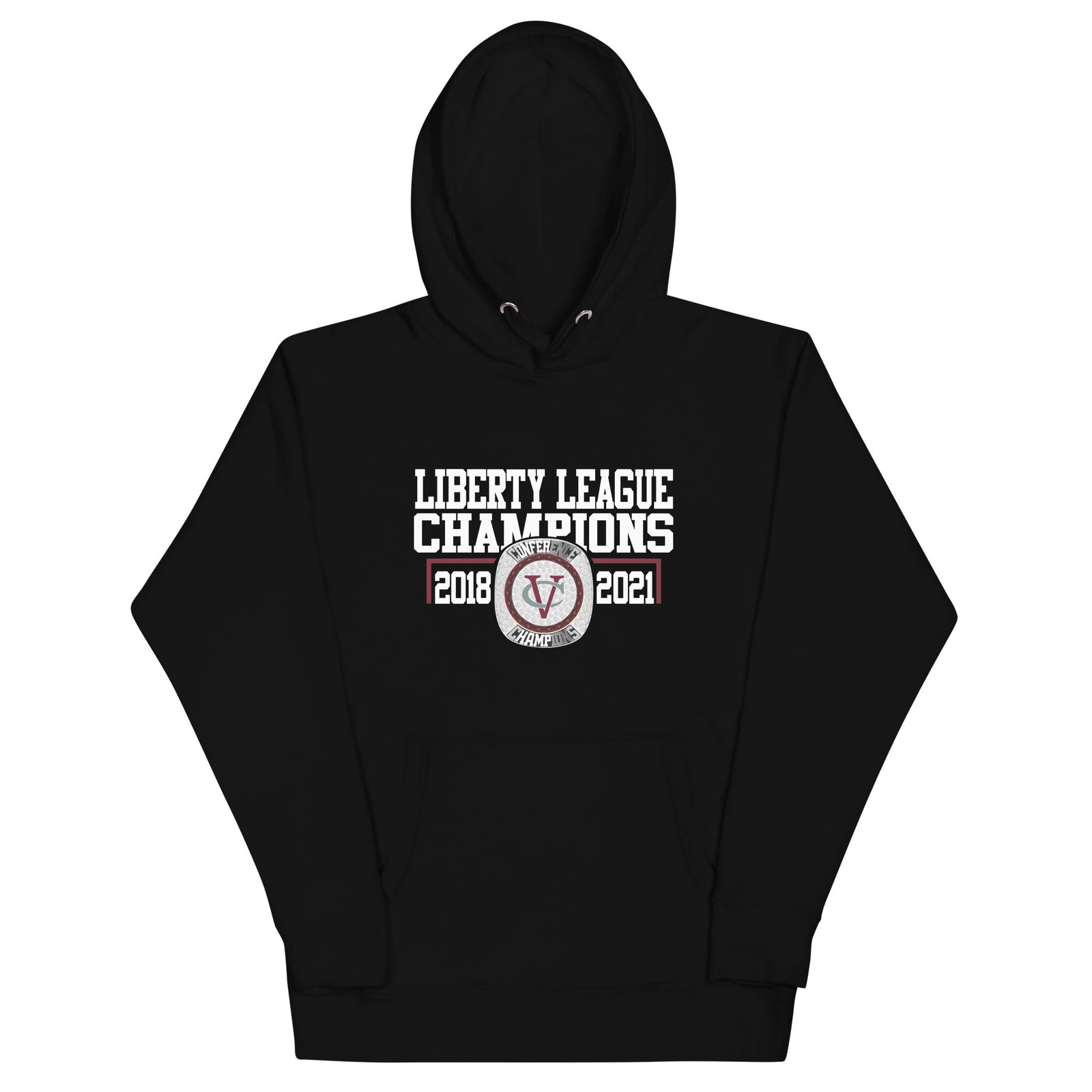 Vassar College Field Hockey 2022 Conference Championship Ring Unisex Hoodie