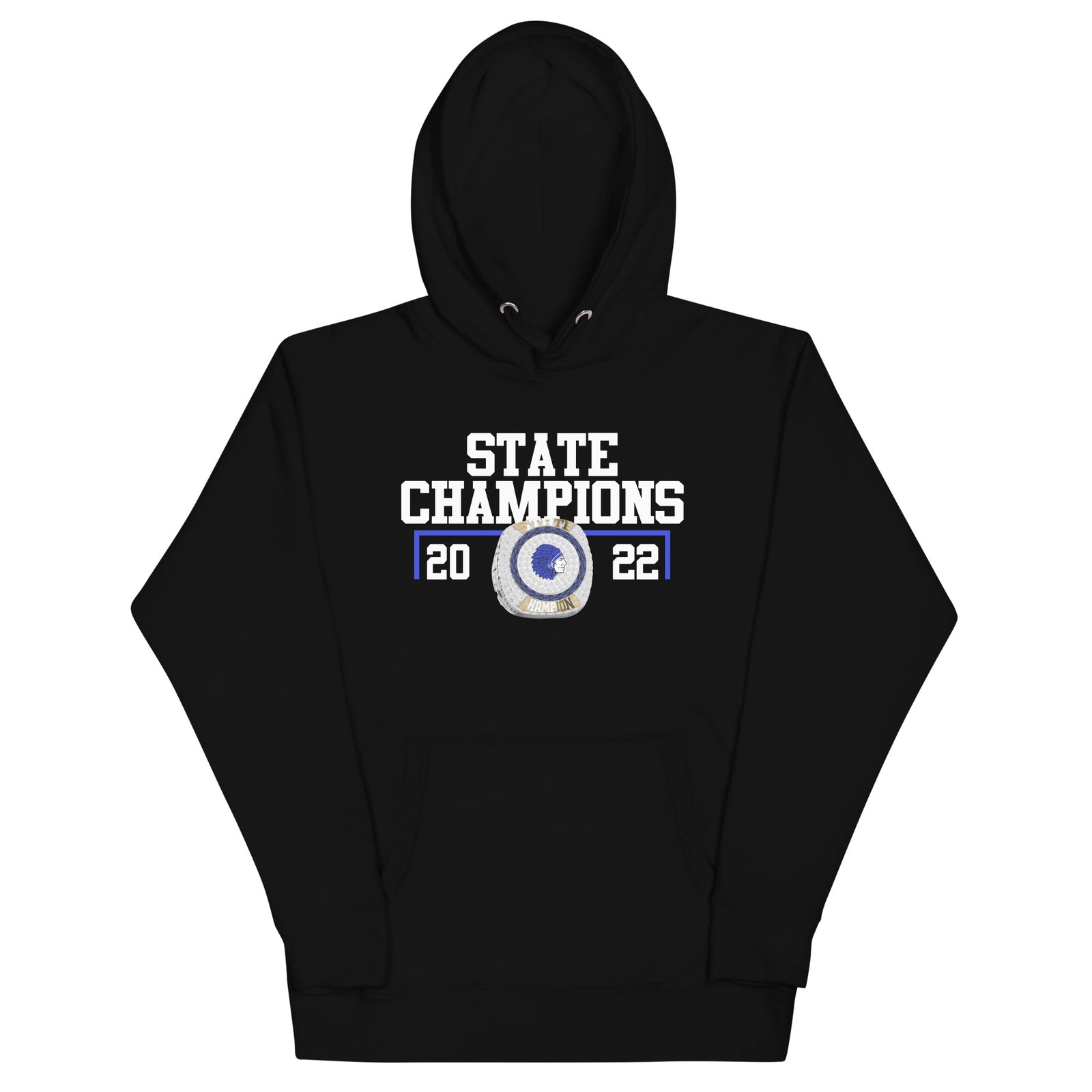 Allegany High School 2022 State Championship Ring Unisex Hoodie