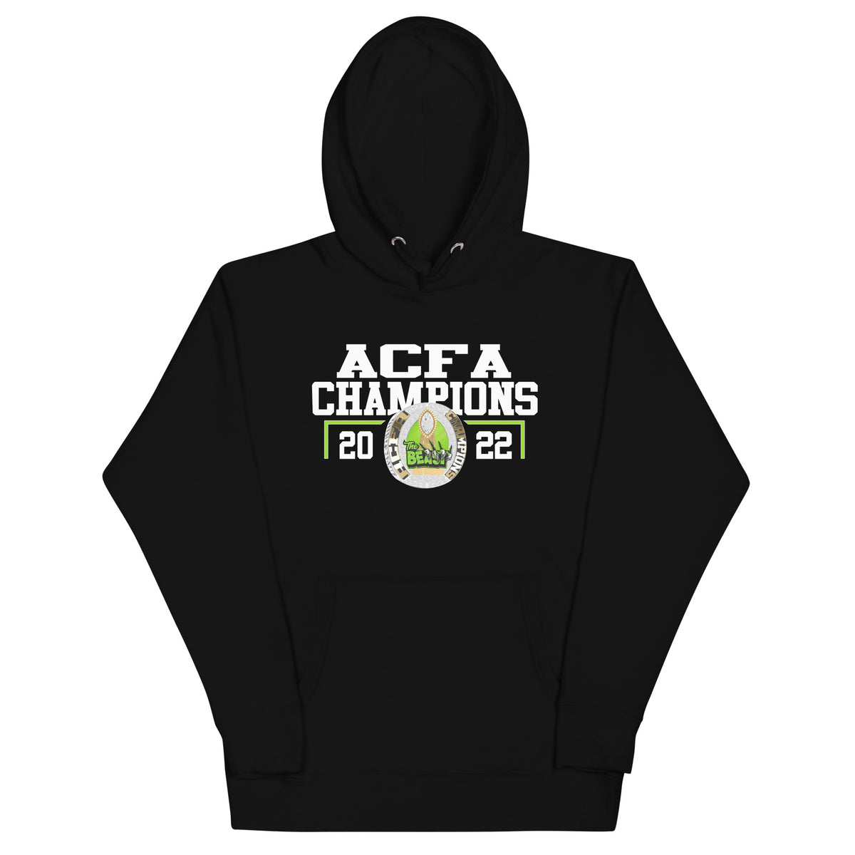 Virginia Beast 2022 ACFA Championship Ring Unisex Hoodie