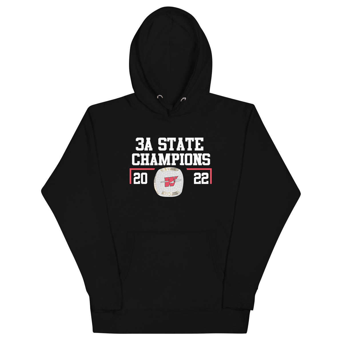 Washington High School 2022 3A State Championship Ring Unisex Hoodie