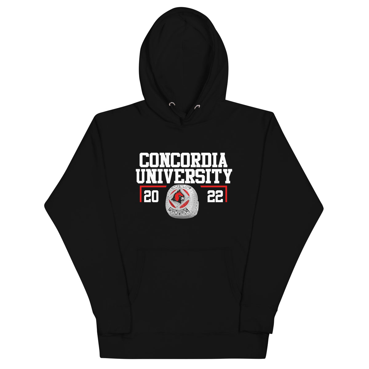 Concordia University Ann Arbor 2022 National Championship Ring Unisex Hoodie