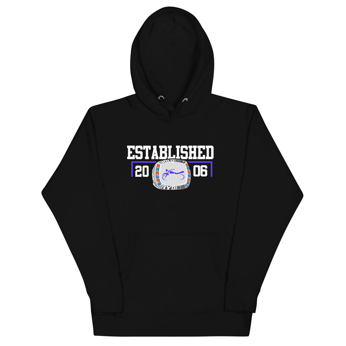 Boldest Ryders Motorcycle Club Ring Unisex Hoodie