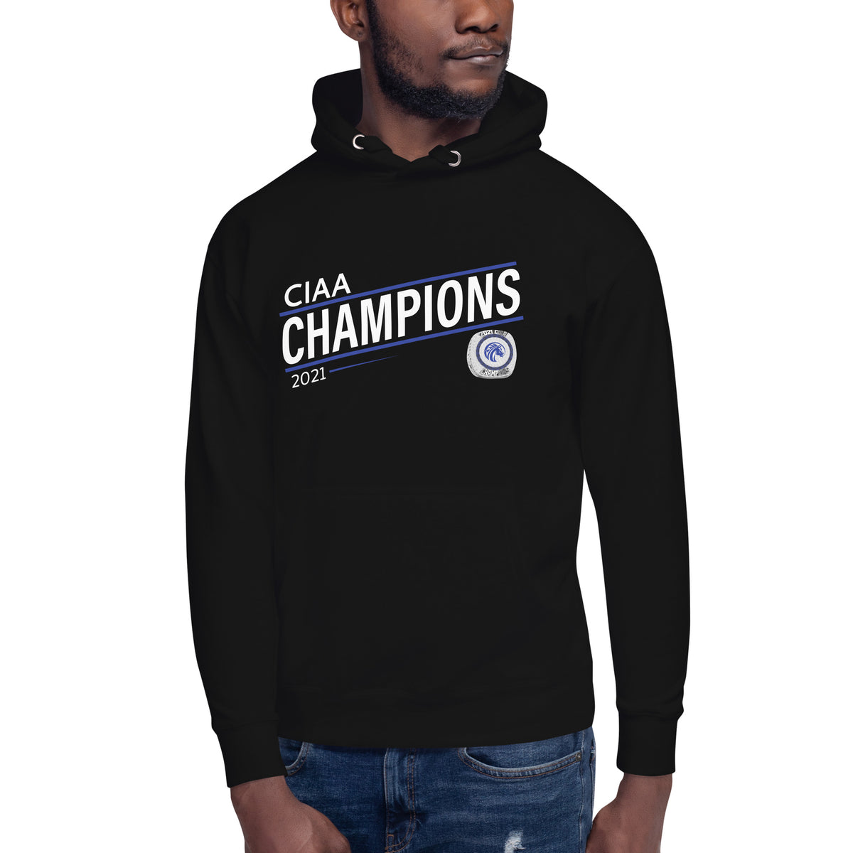 Fayetteville State University 2021 CIAA Championship Ring Unisex Hoodie