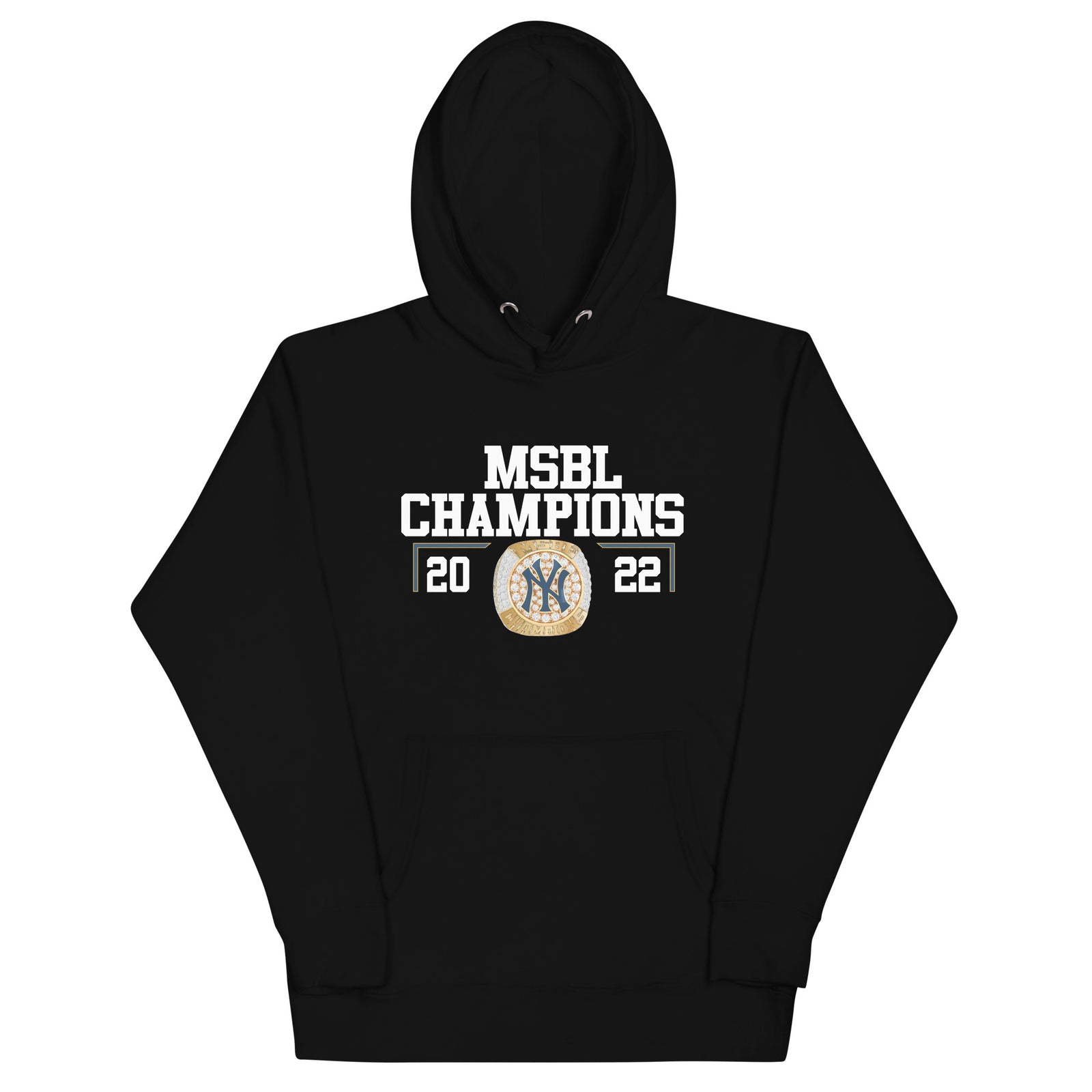 Detroit Yankees 2022 MSBL Championship Ring Unisex Hoodie