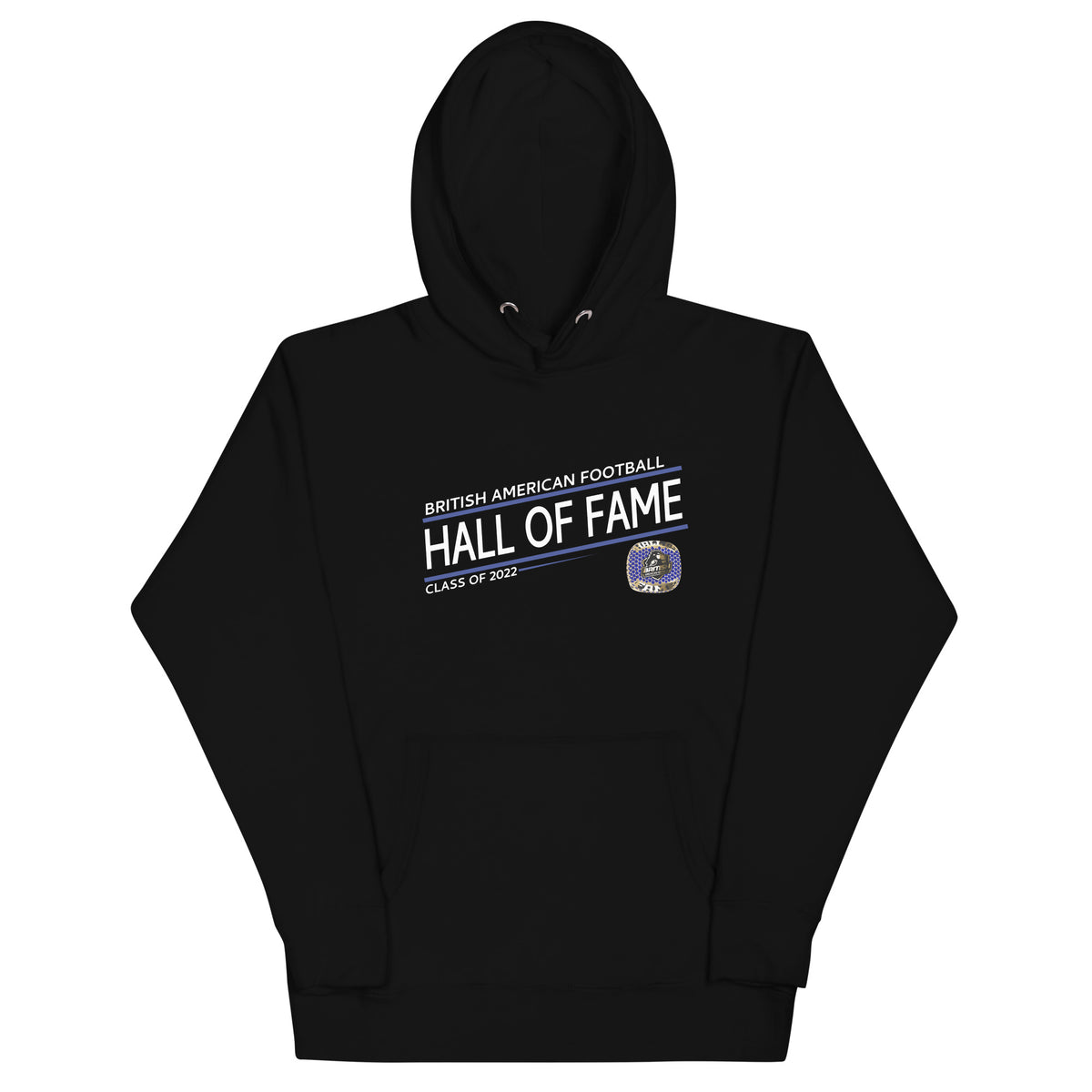 British American Football Hall of Fame Class of 2022 Championship Ring Unisex Hoodie