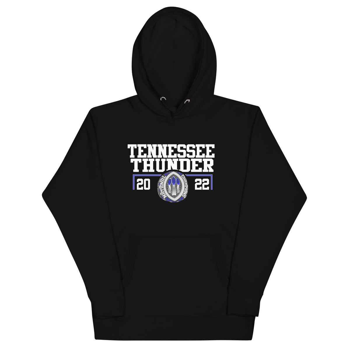 Tennessee Thunder Women’s Football National Champions Unisex Hoodie
