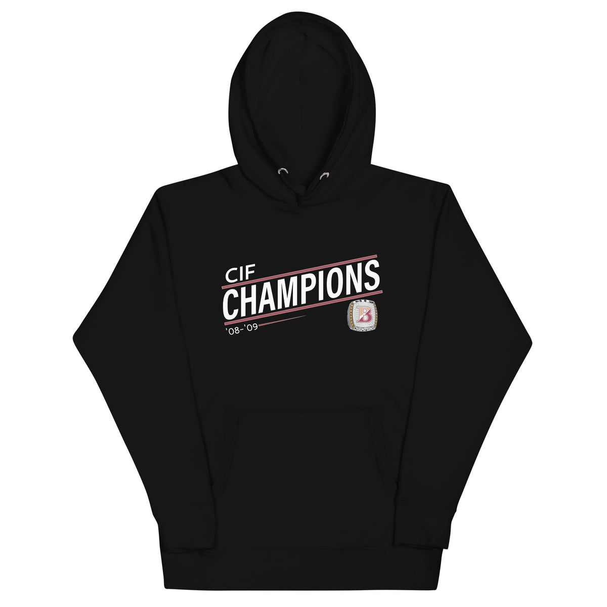 Jono Zissi ’08-’09 CIF Championship Ring Unisex Hoodie