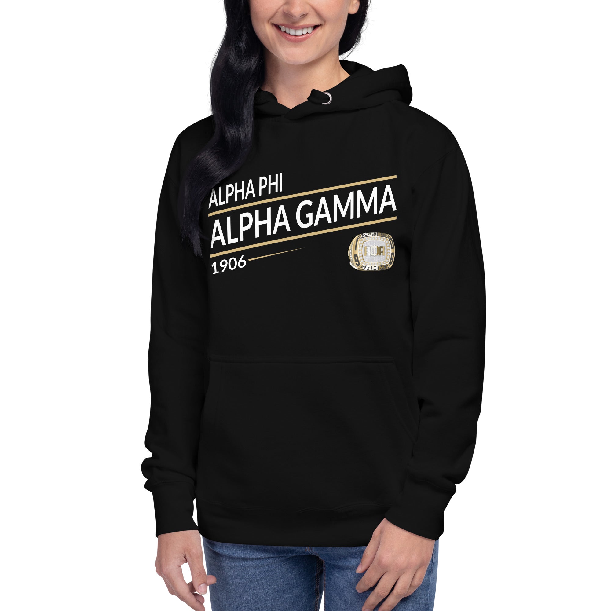 Alpha Phi Alpha 1906 Championship Ring Unisex Hoodie