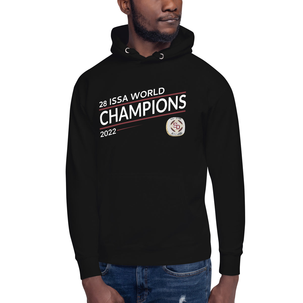 Simmons Day Baseball 2022 28 ISSA World Championship Ring Unisex Hoodie