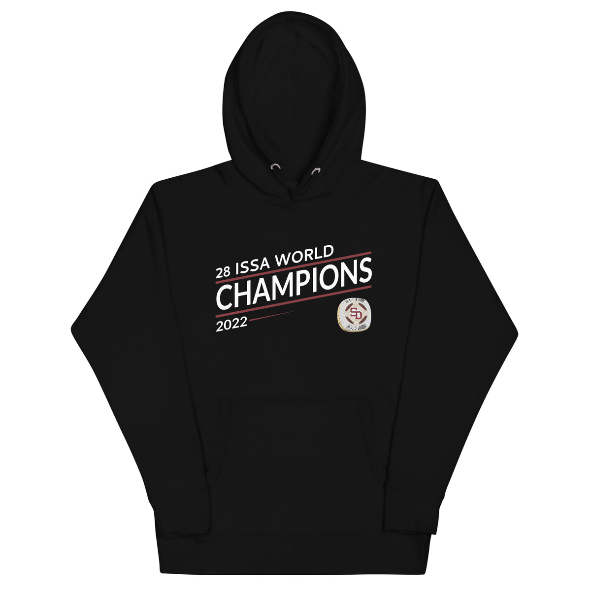 Simmons Day Baseball 2022 28 ISSA World Championship Ring Unisex Hoodie