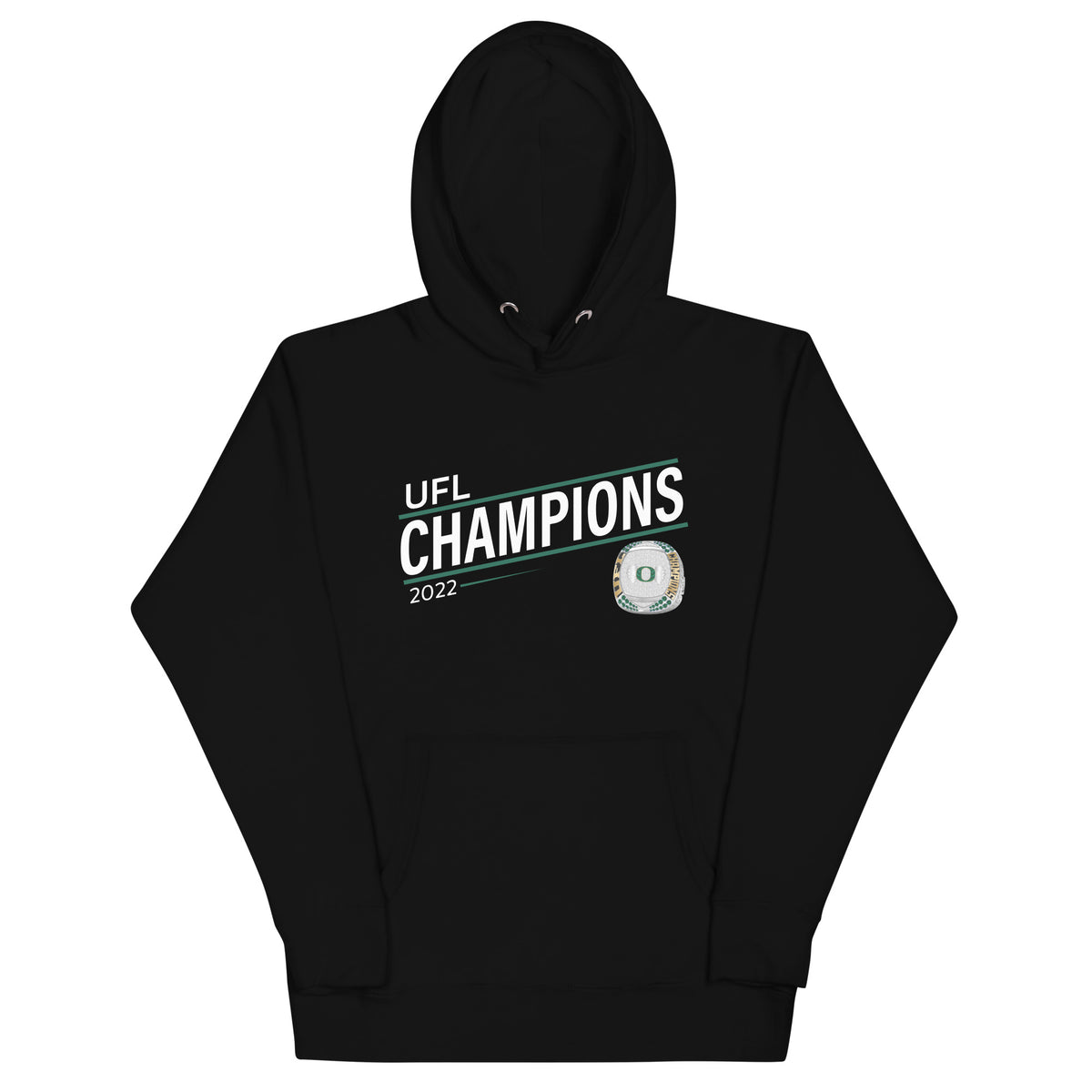 Motorcity Outlaws 2022 UFL Championship Ring Unisex Hoodie