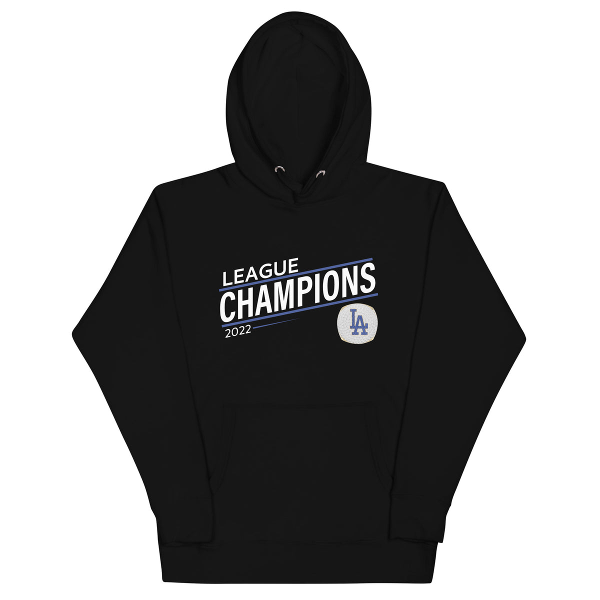Lower Antioch Dodgers 2022 League Championship Ring Unisex Hoodie