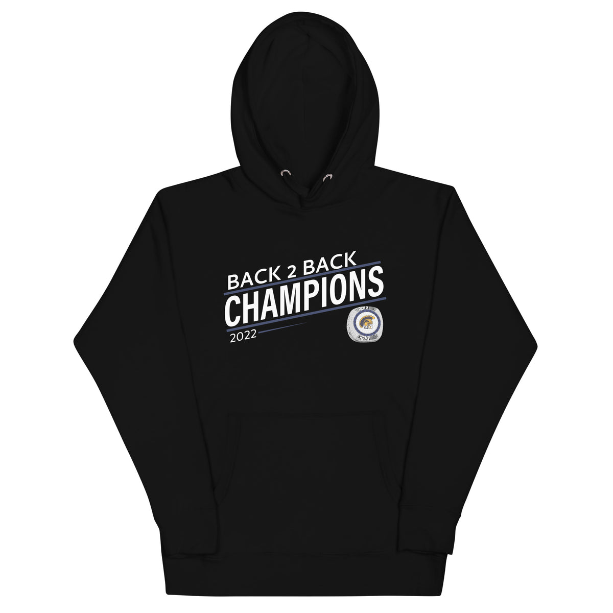 Weston High School 2022 Back 2 Back Championship Ring Unisex Hoodie