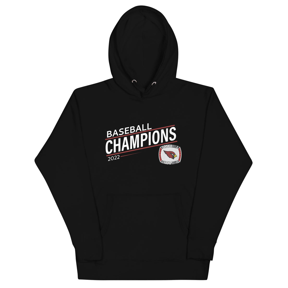 Fairmont Senior High School 2022 Baseball Championship Ring Unisex Hoodie