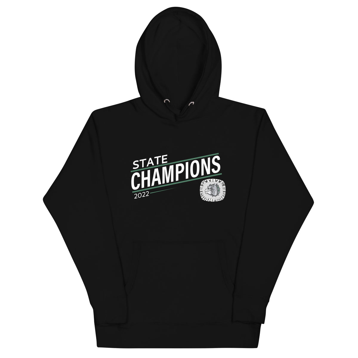 Melbourne High School Silver 2022 State Championship Ring Unisex Hoodie