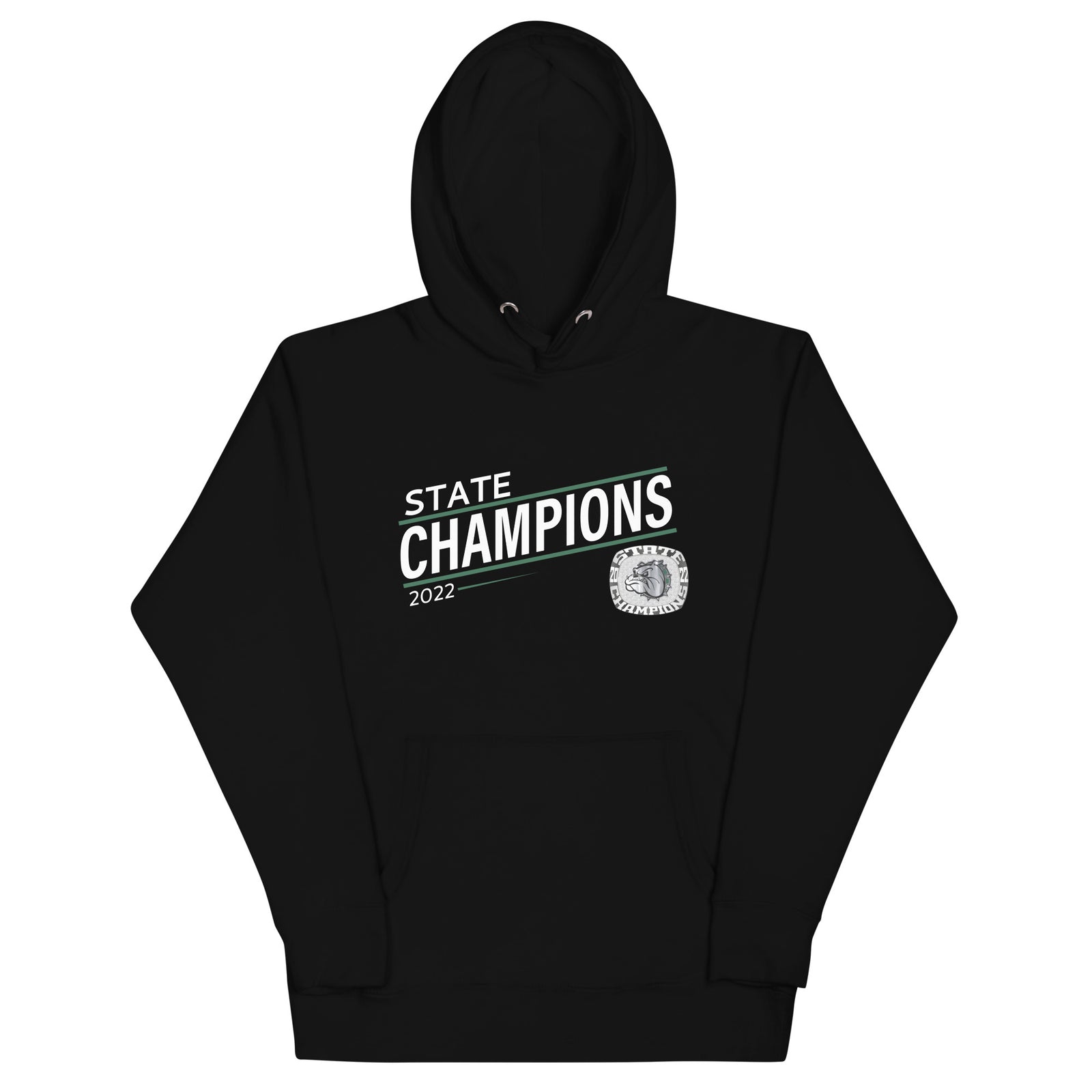 Melbourne High School Silver 2022 State Championship Ring Unisex Hoodie