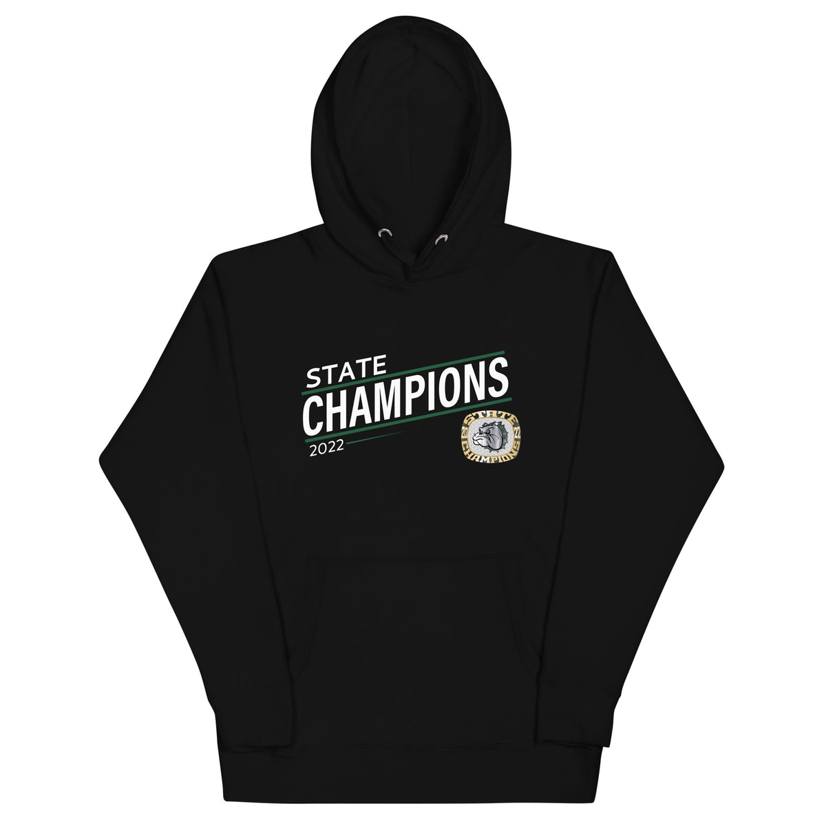 Melbourne High School Gold 2022 State Championship Ring Unisex Hoodie