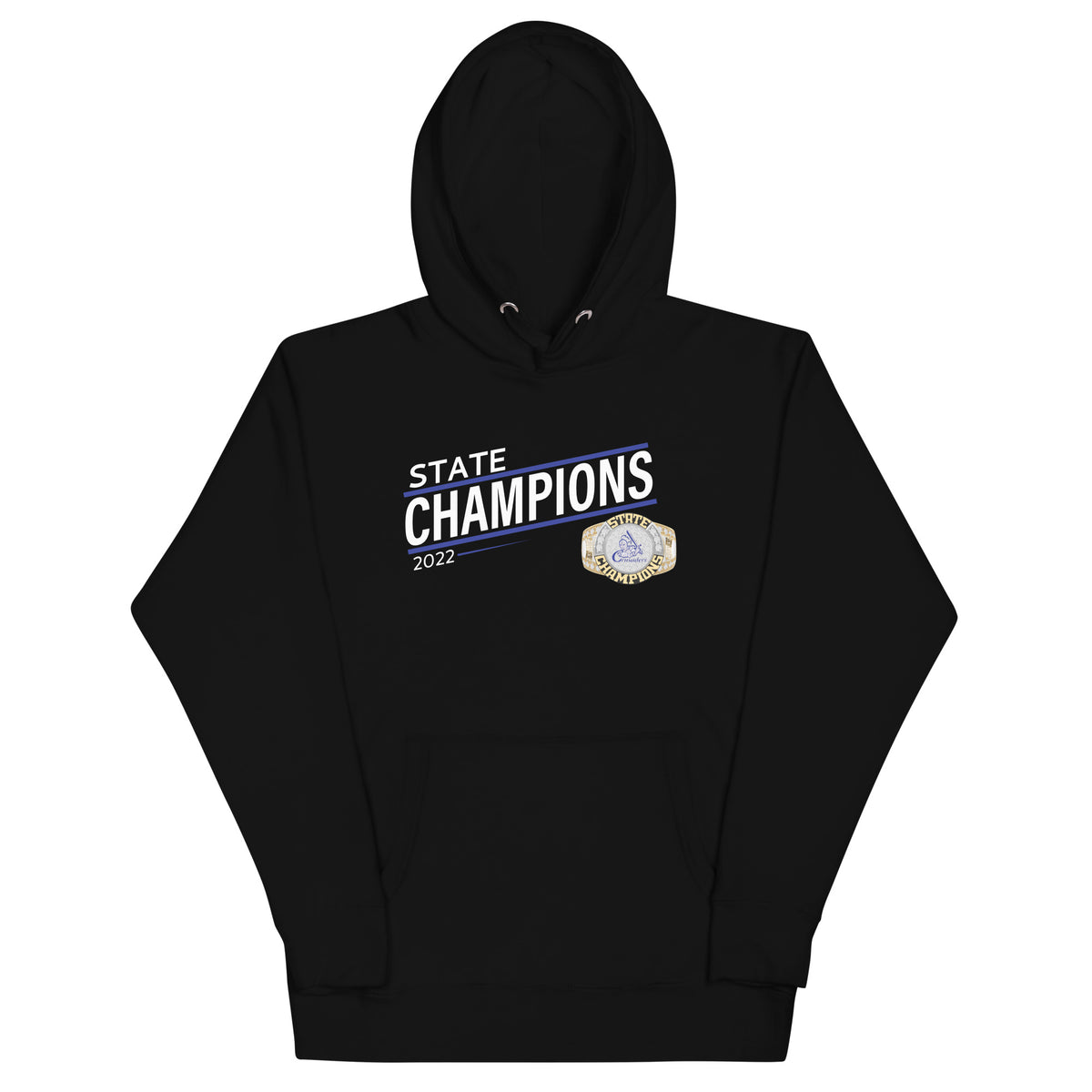 Christ the King Crusaders 2022 State Championship Ring Unisex Hoodie