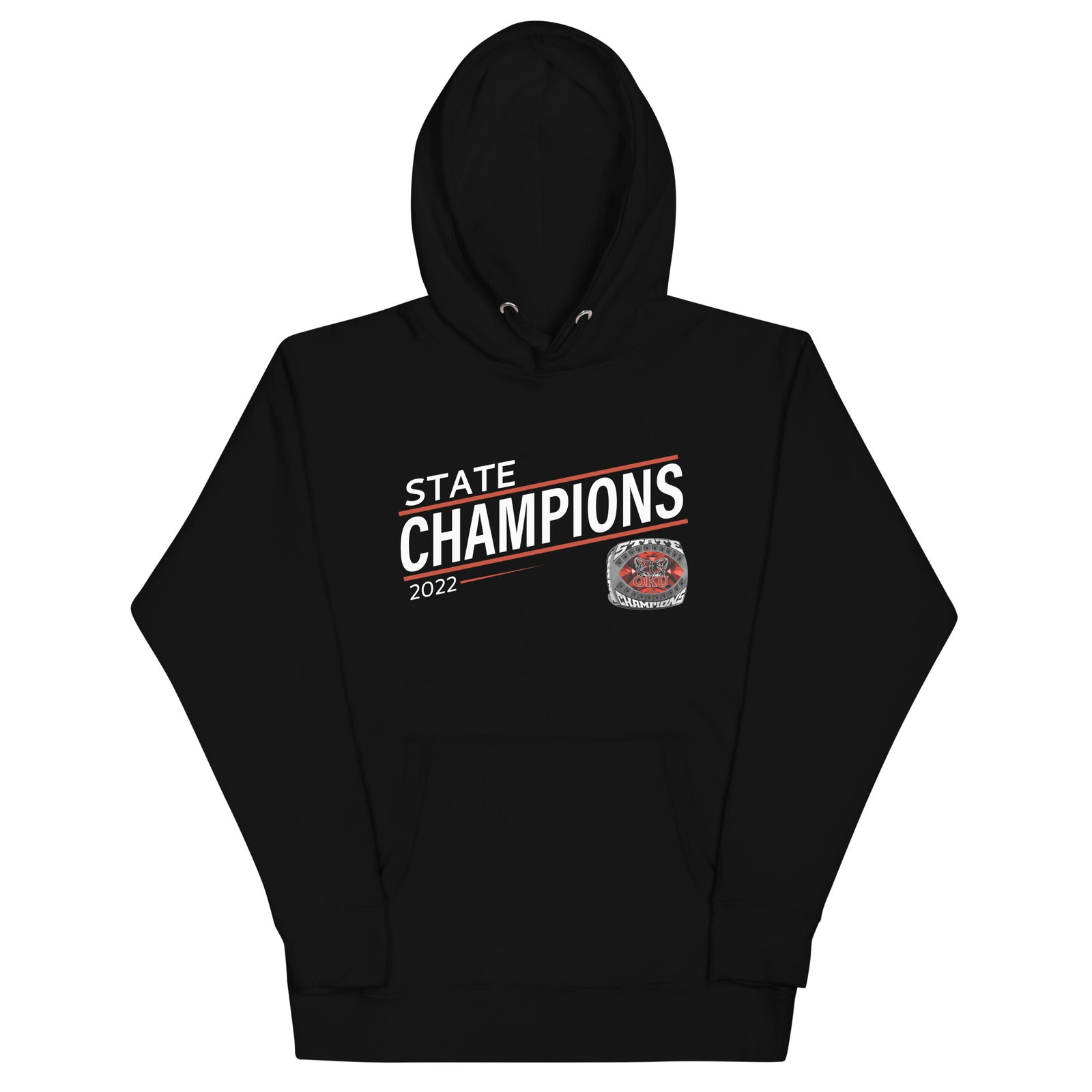 Oklahoma Union High School 2022 State Championship Ring Unisex Hoodie