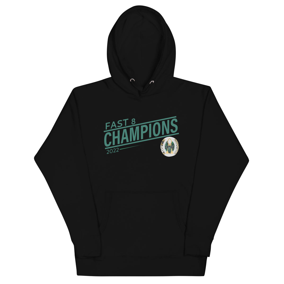 Collin County Crash Fast 8 Champions (Silver Ring) Unisex Hoodie