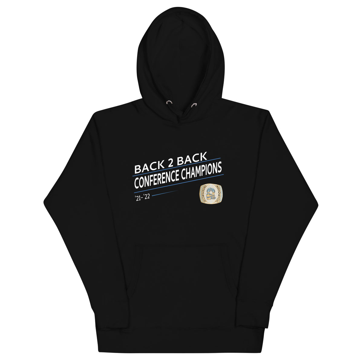 St. Mary Catholic ’21-’22 Back 2 Back Conference Championship Ring Unisex Hoodie