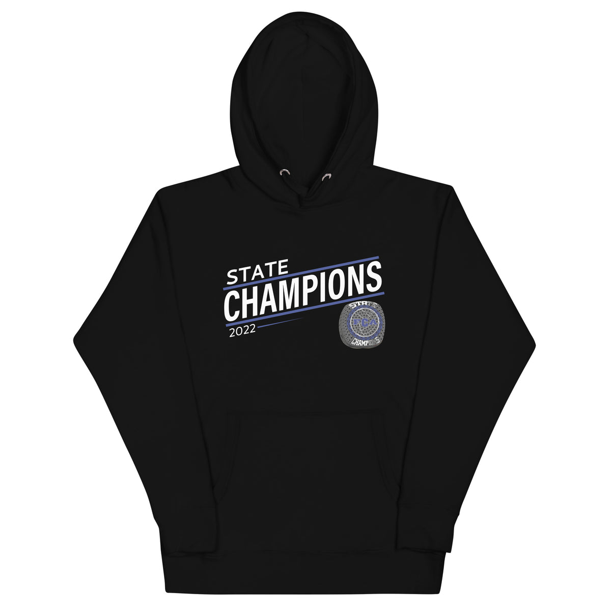 Franklin Christian Academy 2022 State Championship Ring Unisex Hoodie